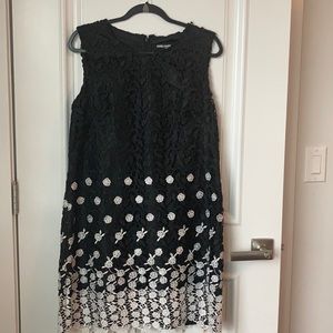 Black lace dress